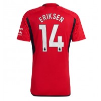 Fotbalové Dres Manchester United Christian Eriksen #14 Domácí 2023-24 Krátký Rukáv